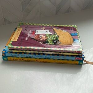 Junie B. Jones Books, a mix of hardcover and soft cover